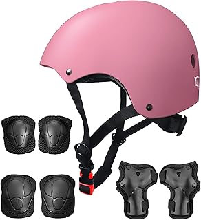 Kit of protection of skateboarding road boys - set of kneeworms, elbows and wrists for young people, children, girls, cycling and skateboarding equipment.. Experience shopping freedom with DIAYTAR NIGERIA's vast catalog and nationwide 5-8 day shipping.