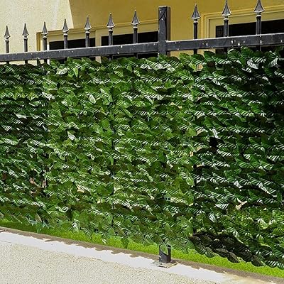YATAI confidentiality fence - Artificial apple leaves fence for exterior garden decoration - Plastic sheet confidentiality panel - Landscape garden fence - 1 x 3 m.. DIAYTAR NIGERIA transforms online retail with our affordable platform and dependable shipping service.