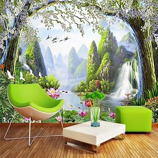 3D Natural Cascade Wallpaper For Salon Dining Room 3D-400 (L).. Experience the ease of modern shopping with DIAYTAR NIGERIA's comprehensive platform and quick delivery.