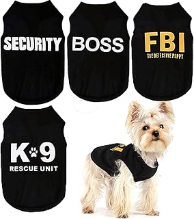Set of 4 dog clothes for little dog boy, summer animal shirt, puppy outfits, cat t-shirt, cute motif, male dog clothes for chihuahua york shih tzu, medium.. DIAYTAR NIGERIA connects your desires with reality through our affordable e-commerce platform and quick delivery.
