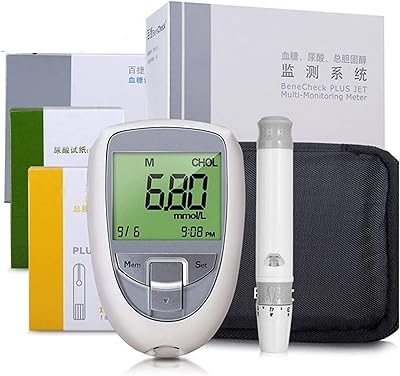 3 -in -1 multifunction monitor of blood sugar, uric acid and cholesterol, with reactive strip analysis, easy -to -use home test.. Your trusted marketplace, DIAYTAR NIGERIA offers comprehensive selection with budget-friendly delivery.