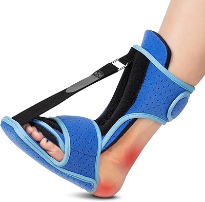 Wxy Night Spat For Plantar Fasciitis Foot Sneak With Support Plate | Dorsal night splint for Fasciitis Plantaire Women Men | Relief of plantar fasciitis tendonitis of Achilles pain in the heel falling black-blue.. Experience the DIAYTAR difference with our vast product selection and delivery within 5-8 days.