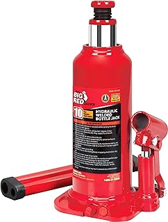 Hydraulic jack for Big Red T91003B welded taurine bottle, capacity of 10 tonnes (20,000 lb), red.. DIAYTAR NIGERIA: Creating access to affordable products for every Nigerian with our swift delivery service.