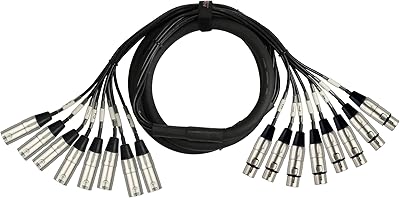 Mt-815-3m cable, 3 meters long, 8 channels, curl multi-picker, male xlr cable towards xlr female.. DIAYTAR NIGERIA makes quality accessible with low prices and reliable 5-8 day nationwide delivery.
