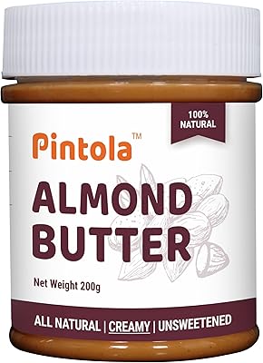Pintola Creamy almond butter not sweet completely natural 200 g (Natural almond butter | Vegan | Without sugar added | without preservatives | Rich in protein | Gluten -free | Zero Gras Trans | Palm Oil | California almonds).. Embrace a new era of online shopping with DIAYTAR NIGERIA's extensive range and budget-friendly prices.