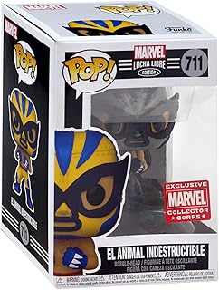 Funko Pop! Marvel Collector's Corps #711 B&W The Indestructible Animal Lucha Libre Exclusive figurine with free acrylic case.. Shop from anywhere in Nigeria and receive your DIAYTAR purchases at affordable prices within a week.