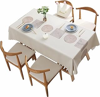 ISO rectangular tablecloth in PVC resistant to water, oil and folds, bohemian tablecloth for kitchen and dinner - 140 x 180 cm (55 x 71 inches).. From fashion trends to home essentials — find it on DIAYTAR Nigeria.