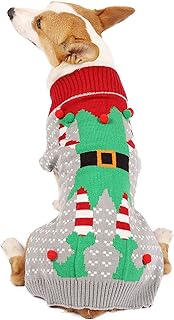 Filhome ugly Christmas sweater for dogs, companion cat, warm vacation clothes, elf sweater for cats and dogs.. Order now, relax later — DIAYTAR Nigeria ships in 5 to 8 days.
