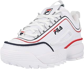 Unisex white sneakers fila disruptor II for children.. Join thousands of satisfied shoppers on DIAYTAR Nigeria.