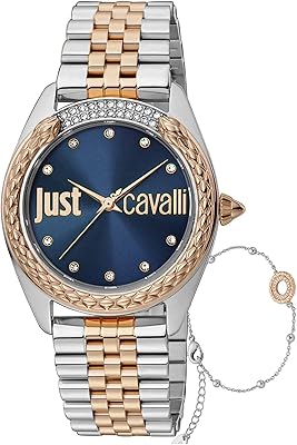 Animator JC1l195m0125 watch for women with three stainless steel needles, blue/two -tone, blue/two -tone.. Shop efficiently from anywhere with DIAYTAR NIGERIA's comprehensive platform and quick delivery options.