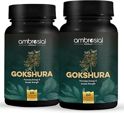 Ambroseal Kokshura Tribulus 500 mg extract capsules | 60 capsules (package of 2).. DIAYTAR NIGERIA: Where every click leads to affordable purchases delivered promptly to your door.