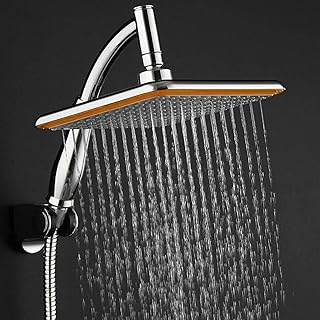 Square rainy shower head in 23 cm stainless steel with high pressure, ultra fine design and rotary spray angle, easy to clean and install, suitable for any decoration style.. DIAYTAR NIGERIA: Empowering Nigerians with access to affordable products and reliable 5-8 day delivery.