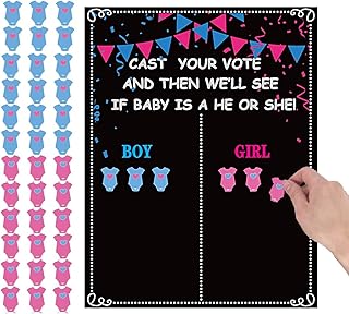 Table of revelation of the genre, set of festive supplies with decoration games, voting display board for the revelation of the genre with stickers, set of party games on the board.. DIAYTAR NIGERIA: Where quality meets affordability, with thousands of products delivered in less than 8 days.