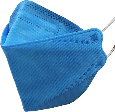 Q&P disposable mask with 4 layers for certified protection for adults, 10 pieces per box (blue).. DIAYTAR NIGERIA: Empowering Nigerians with access to affordable products delivered within 8 days.