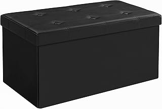Foldable Songmix Foldable Ottoman footrests with 80 l flexible seat container for 2-3.. Shop like never before with DIAYTAR NIGERIA's comprehensive marketplace and budget-friendly shipping.