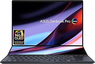 Asus Zenbook Pro 14 Duo UX8402ZE OLED207W, CREATOR laptop, I7 12700H 16 GB 1 TO SSD, NV RTX3050 TI, 4 GB Graphic, Win11 Home, 15.6 inches UHD 2.8k 2880 x 1800 OLED 16:10, Backlit Eng Arbo, Noir.. DIAYTAR NIGERIA: Your trusted e-commerce partner with extensive product choices and affordable delivery.