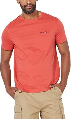 Short sleeve t-shirt and unautica for men's plain color nautica.. Your new favorite way to shop online — DIAYTAR Nigeria.