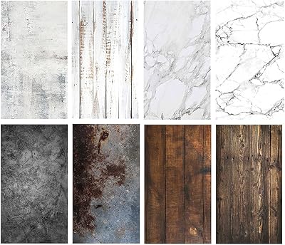 Set of 4 background canvases for food photography, 34 x 21 inch/54 x 84 cm, flat background double -sided for photo studio, products, jewelry, table, blog, photo accessories, 8 styles.. Transform your online shopping experience with DIAYTAR NIGERIA's affordable and diverse marketplace.