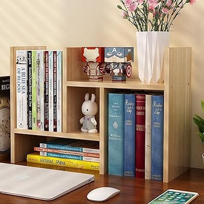 Adjustable multi -layer library was, wooden wooden shelf, storage shelf for furniture, various storage support, office organizer (rectangle, clear walnut).. From Lagos to Kano, DIAYTAR Nigeria delivers across Nigeria in days.