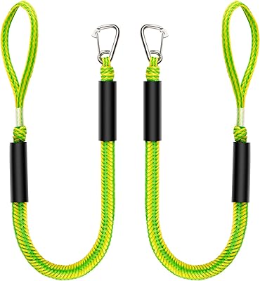 Boatbun elastic cage lines for boats, jet ski accessories, fast and easy mooring rope for motorcycin jet ski seadoo wave runner pontoon bass boat boat.. DIAYTAR NIGERIA: Where affordability meets variety in Nigeria's most comprehensive online marketplace.