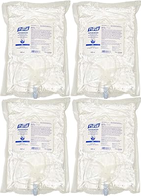 Disinfectant gel for the hands Purell® Advanced 1000 ml, recharging for distributor Purell NXT®-2156-08-Int00 (package of 4).. DIAYTAR NIGERIA bridges the gap between desire and affordability with nationwide delivery in under 8 days.