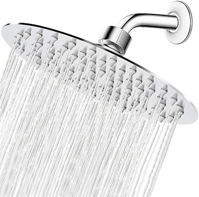 High pressure shower head, 8 -inch rain shower head, ultra -fine design for better improvement in pressure, stainless steel shower potato with high speed.. Navigate through thousands of products at pocket-friendly prices with DIAYTAR NIGERIA's easy-to-use platform.