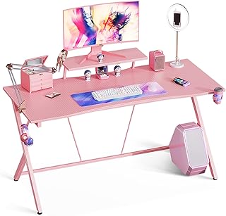 Pink Wordbek 63 inch play office with computer and game display.. DIAYTAR NIGERIA: Bringing affordable shopping solutions with a diverse product catalog delivered nationwide.