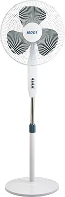 16 -inch Modi Fly Fan with 3 wind speeds, 60 W standing fan with adjustable height, for the house and the office... DIAYTAR NIGERIA makes quality accessible with our affordable prices and dependable delivery service.