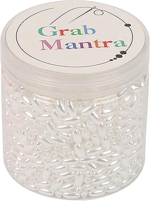 1000 pieces grab climbing 4x8mm rice oat pearls, white pearls for the manufacture of jewelry (rice pearls).. Your one-click solution to affordable shopping, DIAYTAR NIGERIA delivers quality products nationwide.
