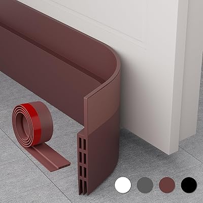 Otow door sealing strip for outer/interior doors, sticker strip to prevent insects, air, air currents, dust, noise, lower door and window drafts, brown.. DIAYTAR NIGERIA delivers on our promise of variety, affordability, and prompt nationwide shipping.
