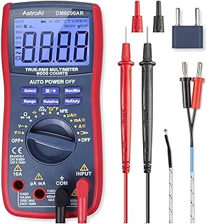 Astro AI Digital Multimeter 6000 Manual and automatic voltage, current, resistance, continuity, capacity and frequency, tests diodes, transistors and temperature.. Experience the convenience of one-stop shopping with DIAYTAR NIGERIA's diverse and affordable marketplace.