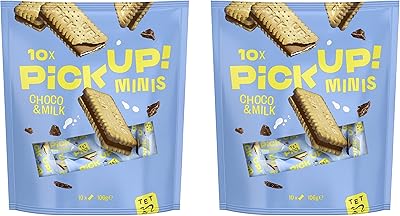 Bahlsen Pickup! mini milk chocolate cookies - crunchy butter filled with a 106 g chocolate bar per pack of 2.. Experience the convenience of boundless shopping with DIAYTAR NIGERIA's vast selection and quick delivery.