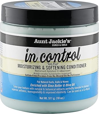 Aunt Jackie Curl & Coils in Control Post-Shampoo Nourishing and smoothing for natural curls, enriched with shea butter, 532 ml.. Your digital shopping companion, DIAYTAR NIGERIA offers exceptional value with delivery in less than 8 days.