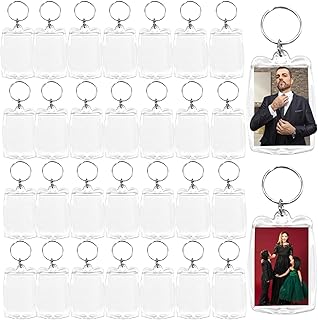 30pcs keychain photo acrylic pendant frame frame virgin transparent rectangular photo.. Shopping made simple with DIAYTAR NIGERIA's vast selection and budget-friendly nationwide delivery.