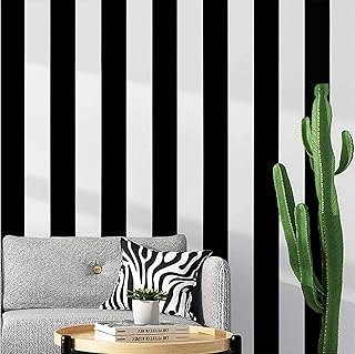 Black and white Vanessa Wallpaper 40x1000cm PAPE TOTICLLANT PVC PVC Wallpaper Black Scratches Sticker Furniture For Walls Living Room Bedroom.. Your comprehensive marketplace awaits at DIAYTAR NIGERIA with affordable prices and reliable delivery times.