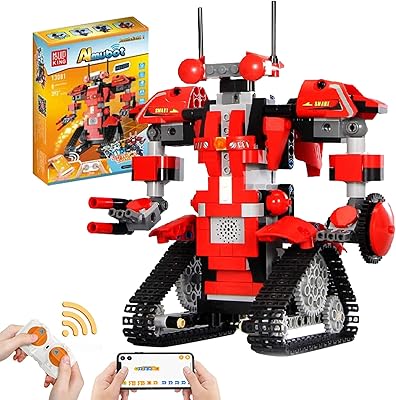 RC children's robot construction kit (392 pieces), STEM project kit, birthday gifts for boys and girls from 8 years old.. Experience retail therapy without the financial stress at DIAYTAR NIGERIA's budget-friendly marketplace.