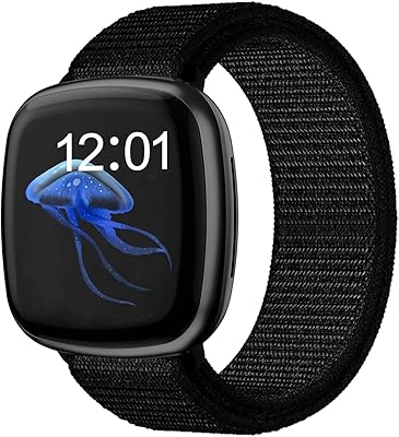 WATDPRO watch strap for Sense-Versa 3 Soft and breathable nylon sports bracelet.. DIAYTAR NIGERIA: Bringing affordable shopping solutions with a diverse product catalog delivered nationwide.