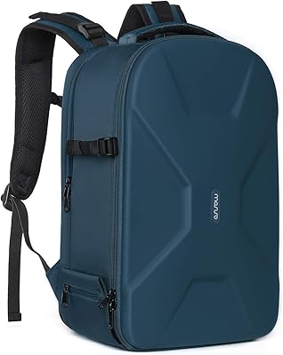 Backpack for Moseso camera, camera without dslr/slr mirror, waterproof rigid case with tripod and laptop pocket compatible with cannon, nikon, sony, dark dark blue.. Shopping made simple with DIAYTAR NIGERIA's vast selection and budget-friendly nationwide delivery.