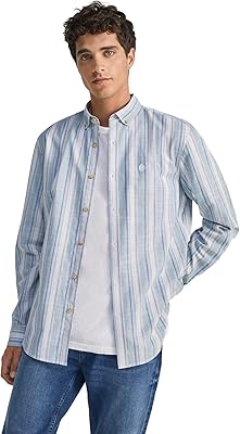 Men's light striped shirt.. Your complete shopping solution, DIAYTAR NIGERIA delivers variety and value within the week.