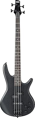 Basse guitar 4 ropes Ibanez right -handed black patinated (GSR200BWK).. Experience shopping without compromise at DIAYTAR NIGERIA, with vast selection and quick delivery.