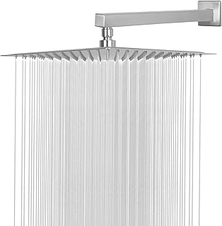 Rain effect shower head with square apple extension arm.. DIAYTAR NIGERIA: Bridging the gap between consumers and quality products with affordable nationwide shipping.