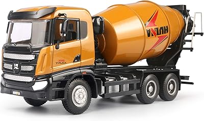 Metal cement cement truck toy molded under 1/50 duty -up ladder, toy of metal construction trucks for boys and children.. Discover endless possibilities with DIAYTAR NIGERIA's vast e-commerce selection and budget-friendly delivery.