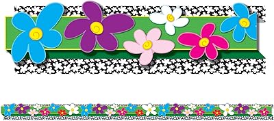 Carson Dellosa Education | Border for floral advertising | 3D, 8 bands, 7.32 m (108051).. DIAYTAR NIGERIA: Bringing quality products to your doorstep at prices that won't break the bank.