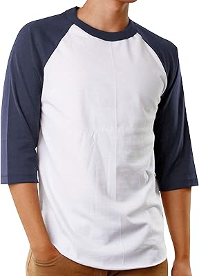 Raglan Baseball T-shirt for men, 3/4 sleeves, casual cotton jersey S-3XL 1KSA0001.. Experience the satisfaction of affordable shopping with DIAYTAR NIGERIA's nationwide 5-8 day delivery.