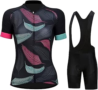 Cycling combination for women, set of summer cycling clothes with quick drying shirt and padded shorts 9D.. DIAYTAR NIGERIA combines affordability with convenience, delivering your purchases within 5-8 days.