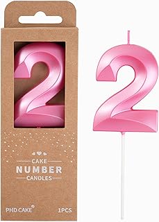 PHD 2.76 inch PHD cake candles, 2 -digit pink diamond birthday candles, candles with pink numbers, candles with cake, celebration of party.. DIAYTAR NIGERIA redefines convenience with our diverse marketplace and affordable nationwide shipping.