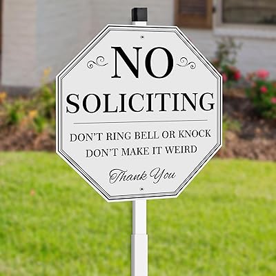 Uflashmi solicitation prohibition panel, Solicitation prohibition sign for courtyard with stake, 10 "x 28", metal, silver and black.. Your one-click solution to affordable shopping, DIAYTAR NIGERIA delivers quality products nationwide.