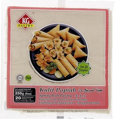 Spring rolls, 8.5 x 8.5 inches, 250 grams.. Shop with purpose at DIAYTAR NIGERIA and receive your purchases at unbeatable prices within the week.