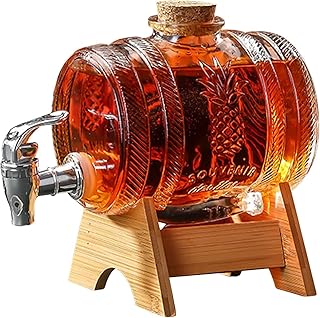 Rico - 1 l cylindrical glass drinks dispenser with valve and supported drinking distributor support.. Be part of Nigeria’s most trusted online shopping experience — DIAYTAR Nigeria.