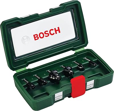 Bosch HM-Fräser-Set 6 pieces, 1/4 ", in a Constoff box, 2607019462.. Why shop anywhere else? DIAYTAR Nigeria has it all and delivers fast.